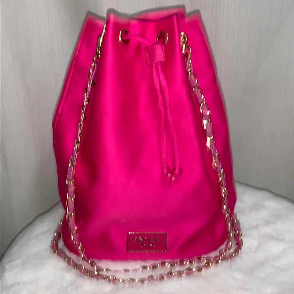 Prada Candy Nylon Drawstring Bucket Bag - Picture 4 of 11